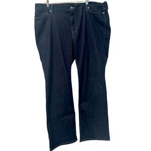 Levis Classic Bootcut 22W plus size Dark Denim wash